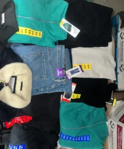 mixed clothing liquidation pallets