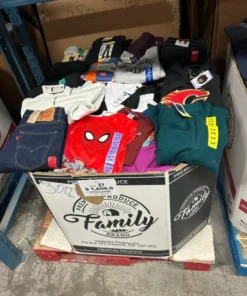 wholesale clothing pallets