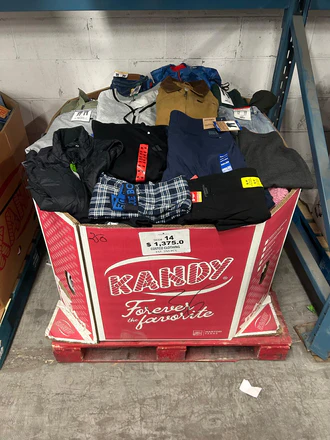 Clothing Liquidation Pallets